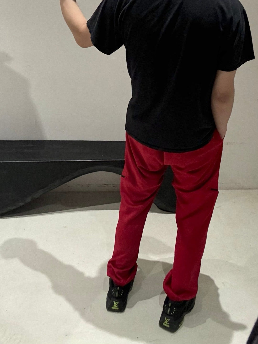 OLLY SHINDER Red With Tri Zip Track Pants