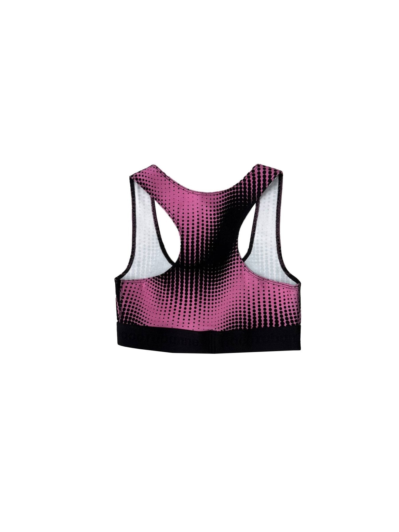 PACO RABANNE Pink Echo Graphic - print Racerback Cropped Top