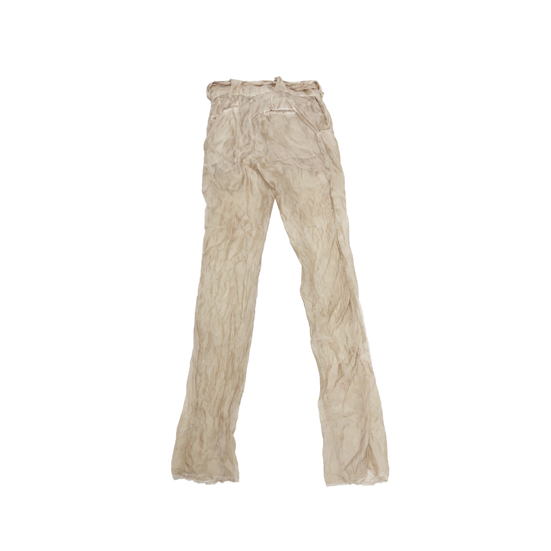 PAOLO CARZANA - Slim Bias Trouser - SS24 - HISBISCUS GREY