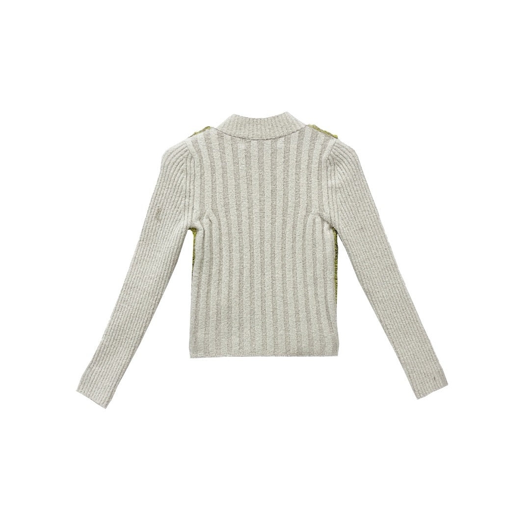 PAULA CANOVAS DEL VAS - Hot Mess Top - AW23 - ACID GREEN PANNA