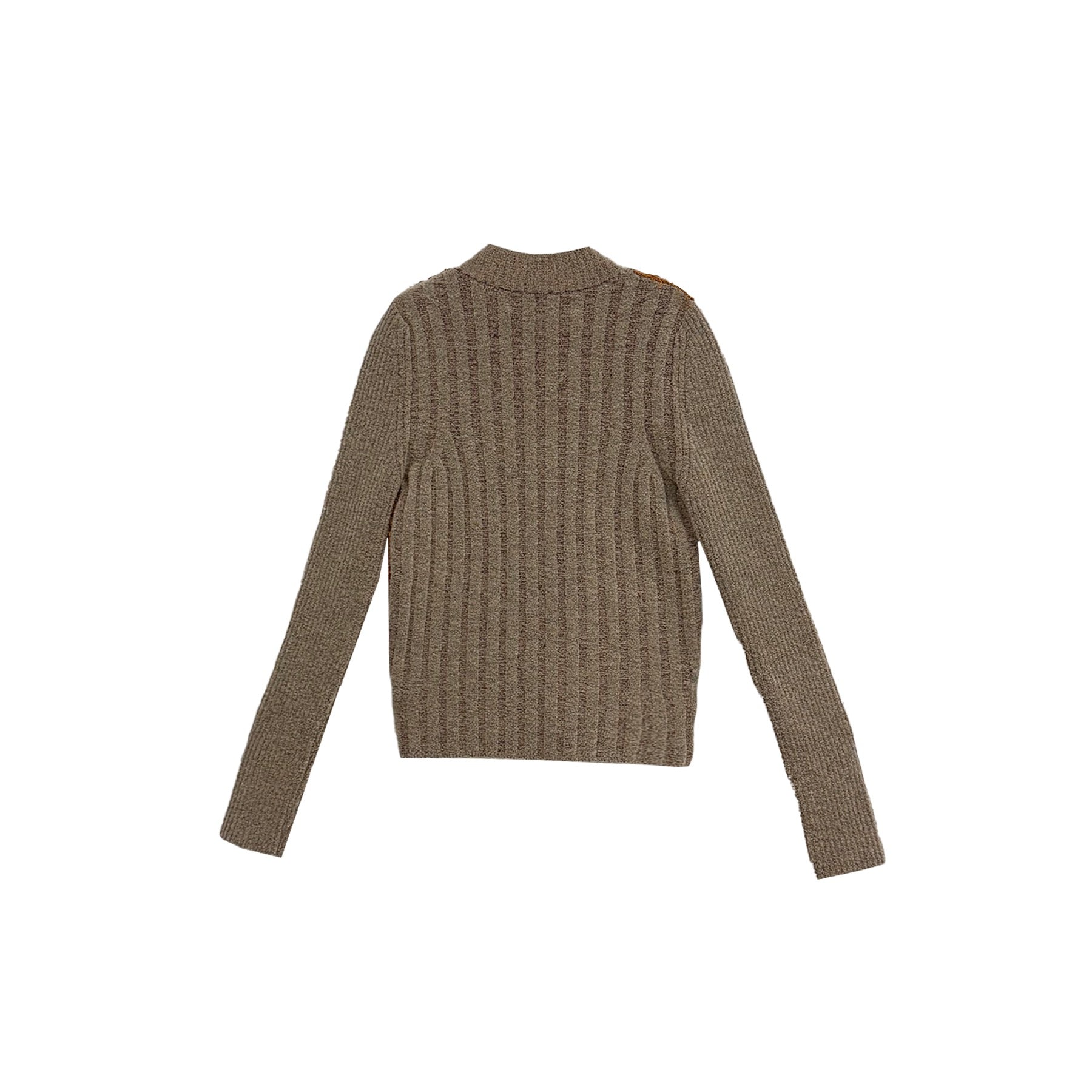 PAULA CANOVAS DEL VAS - Hot Mess Top - AW23 - RUST SAND