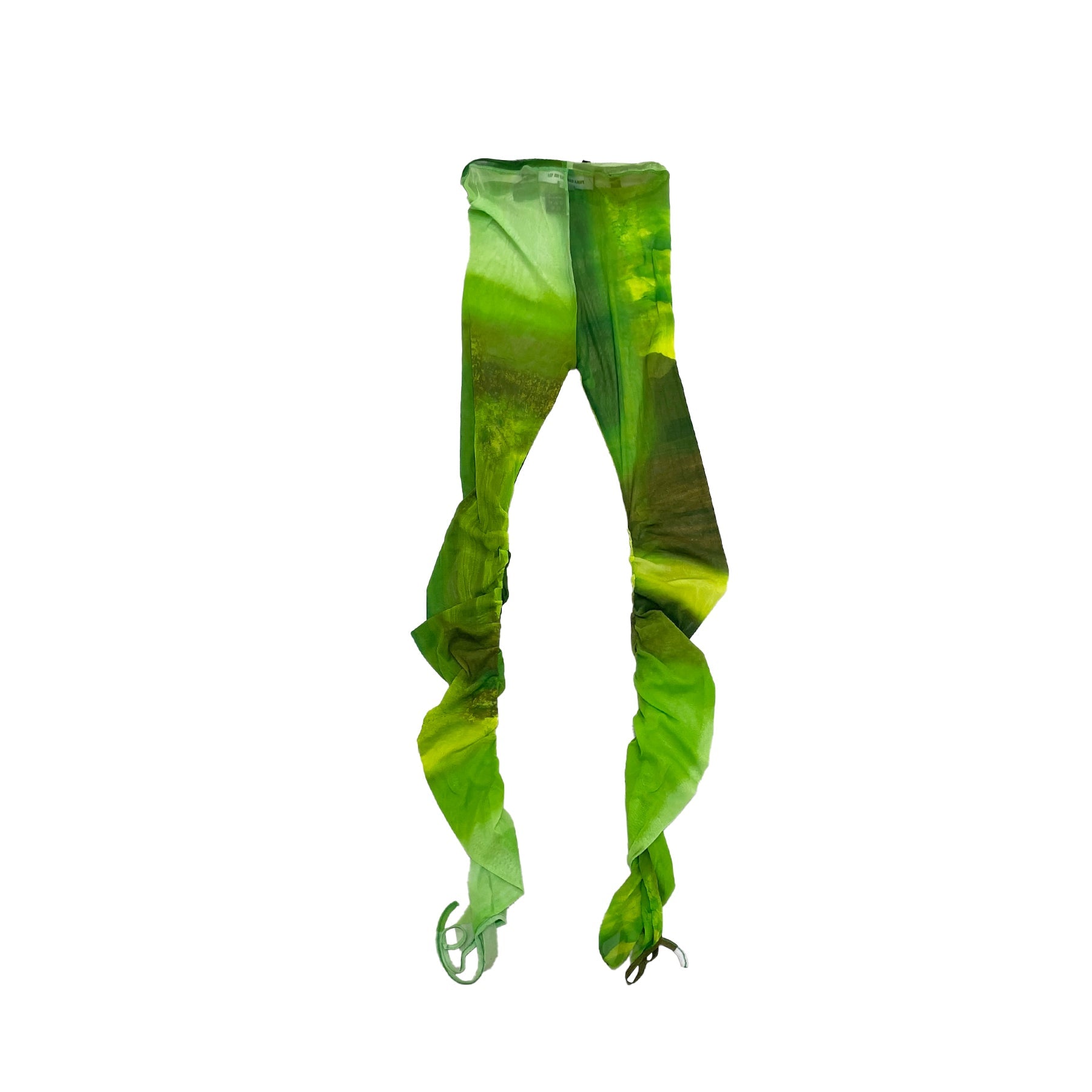 PAULA CANOVAS DEL VAS - MESH LEGGINS - SS23 - ACID GREEN