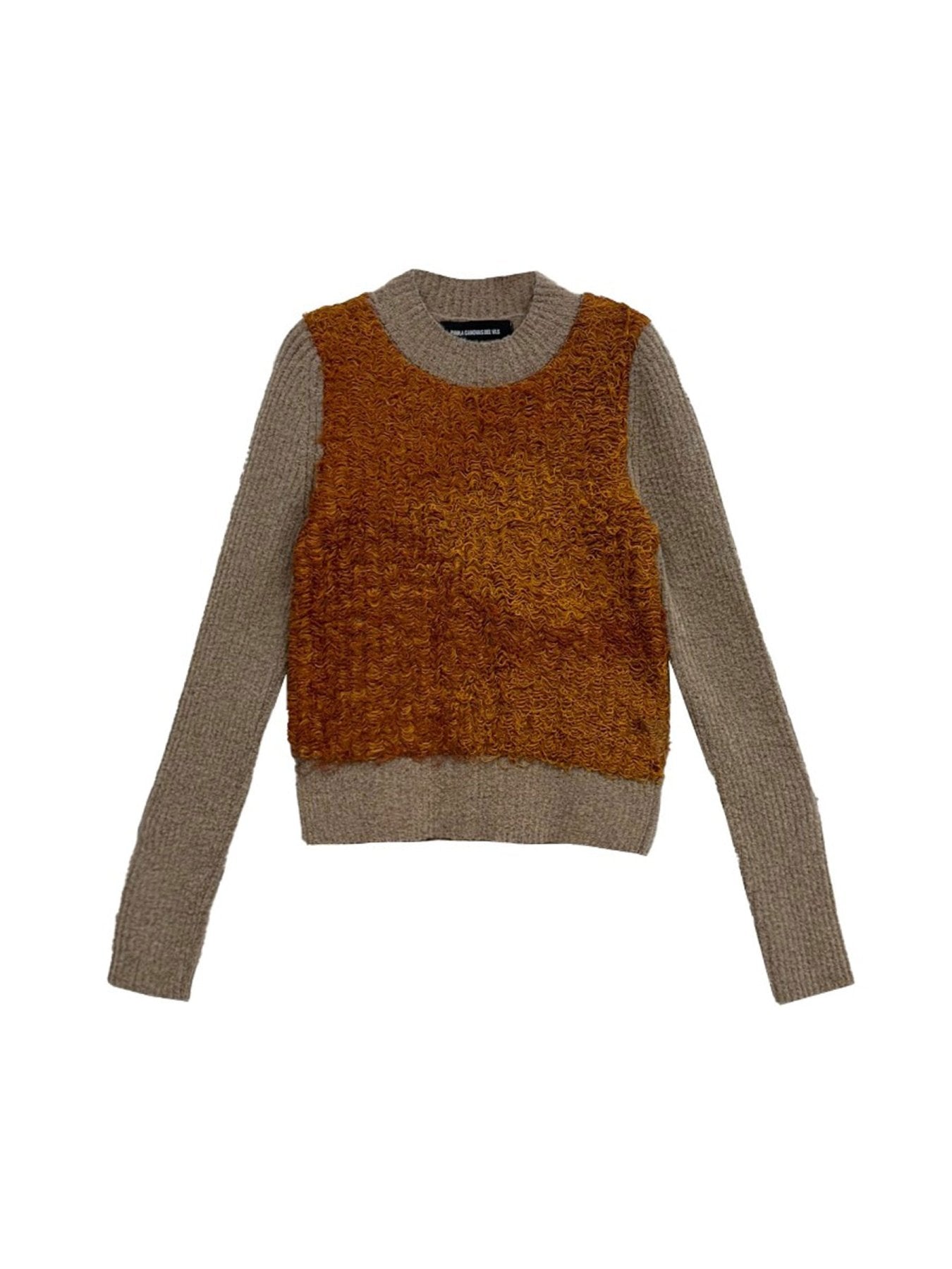 PAULA CANOVAS DEL VAS Rust Sand Rust Hot Mess Sweaters