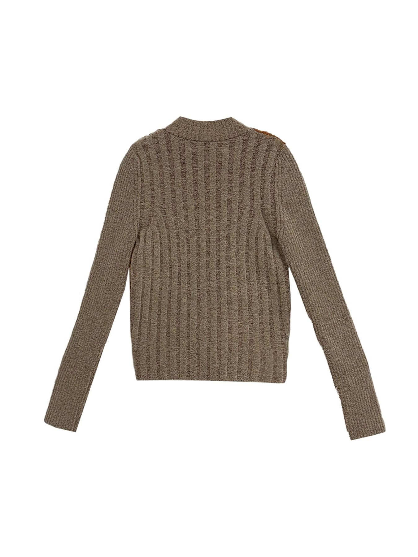 PAULA CANOVAS DEL VAS Rust Sand Rust Hot Mess Sweaters