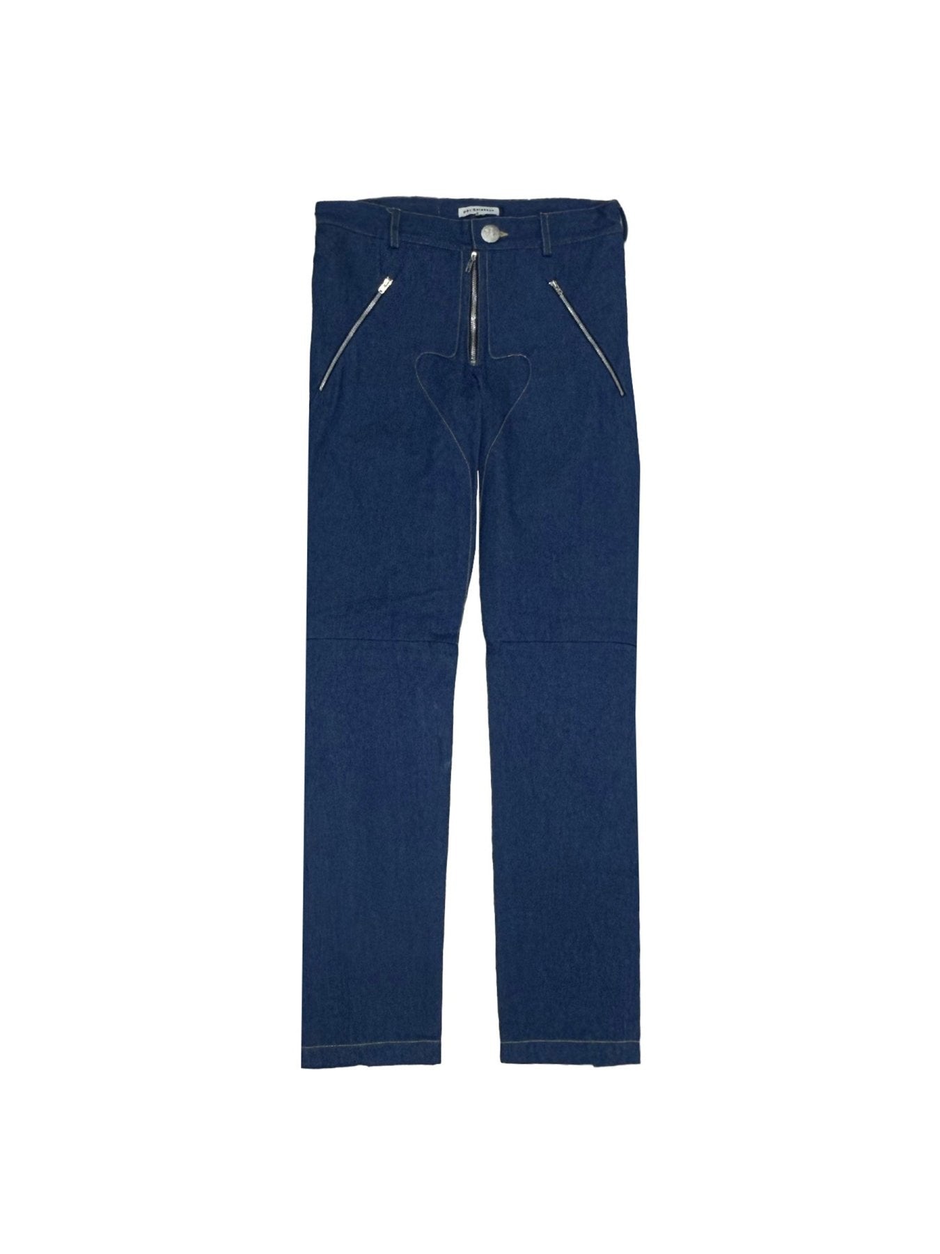 PER GOTESSON Blue Zip Heart Denim