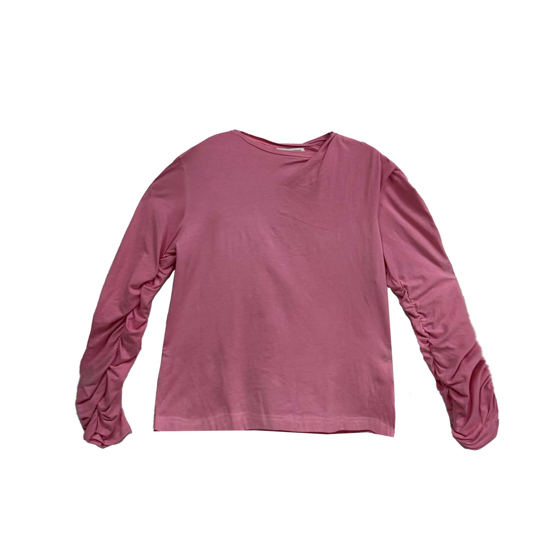 PER GOTESSON - SHOULDER GATHER LS TEE - SS23 - PINK
