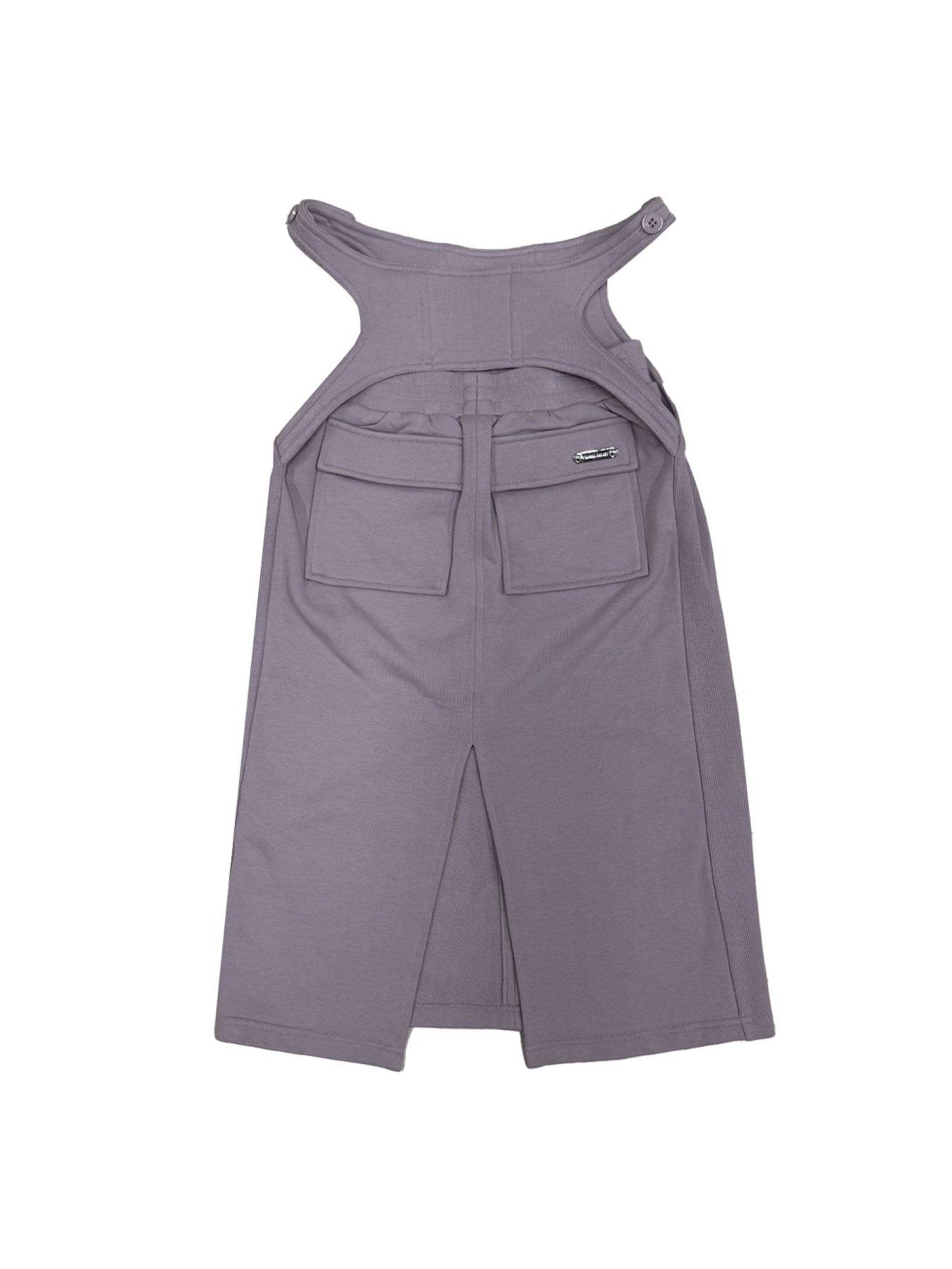 PRIVATE POLICY Orchid Waist Harness French Terry Skirt