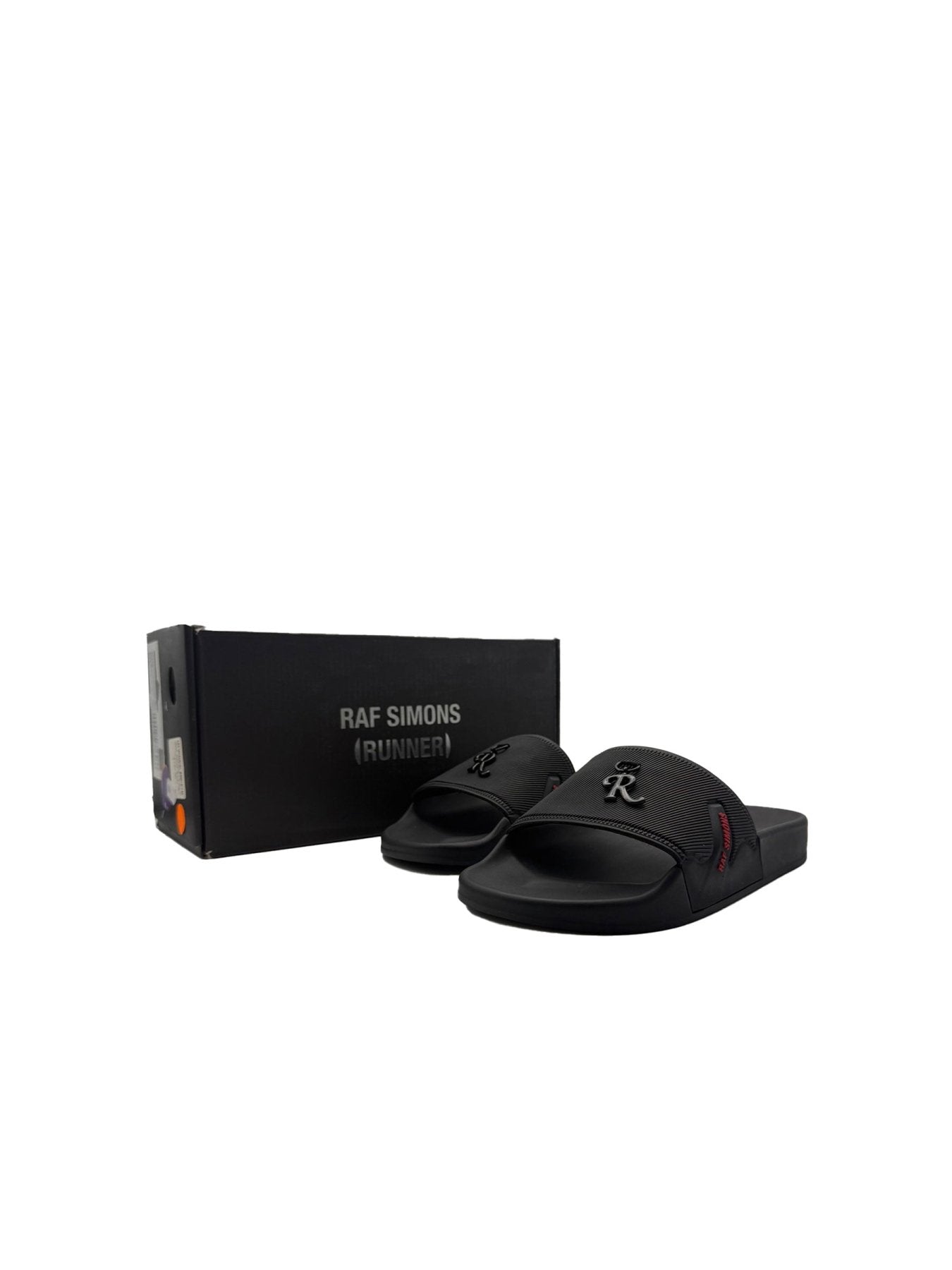 RAF SIMONS Black Astra Sandals