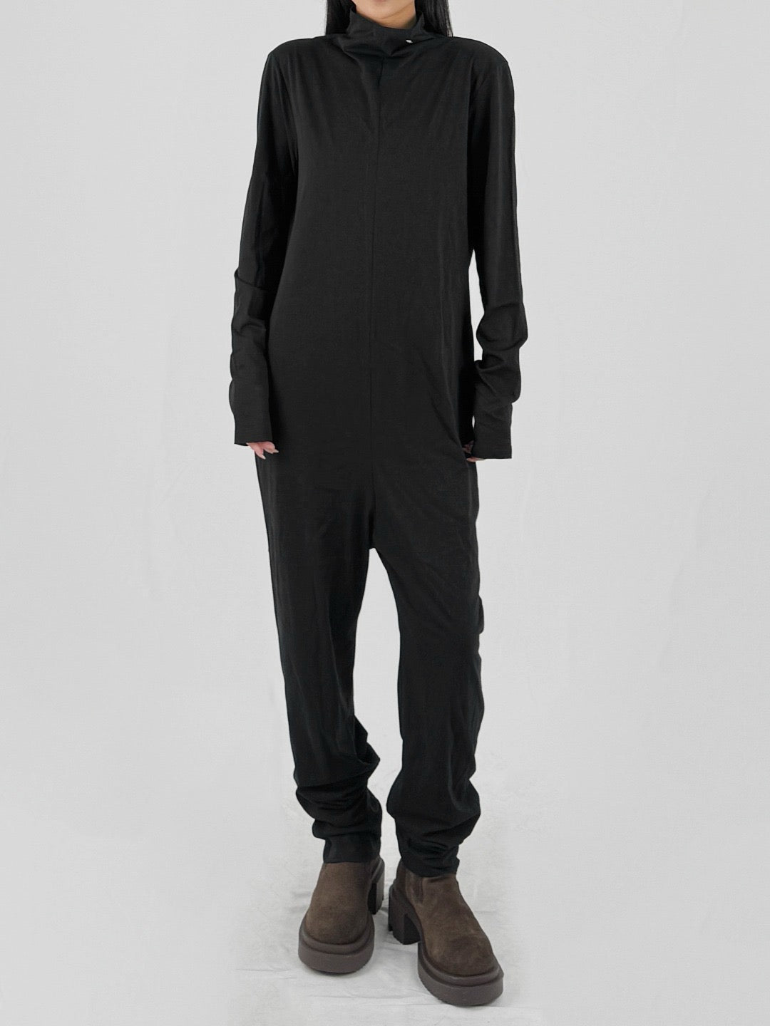 RAF SIMONS Black Jersey Bodysuits