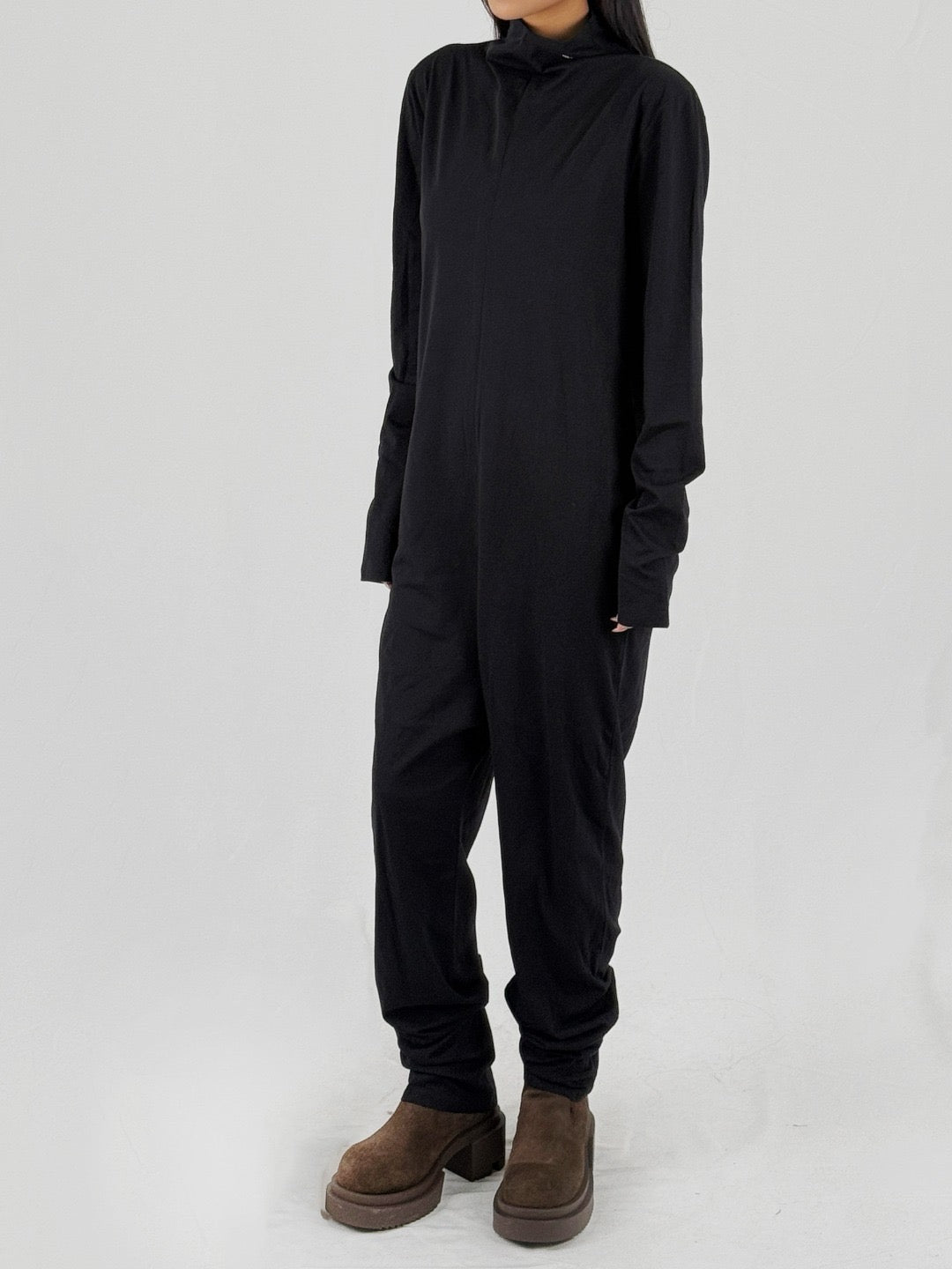 RAF SIMONS Black Jersey Bodysuits