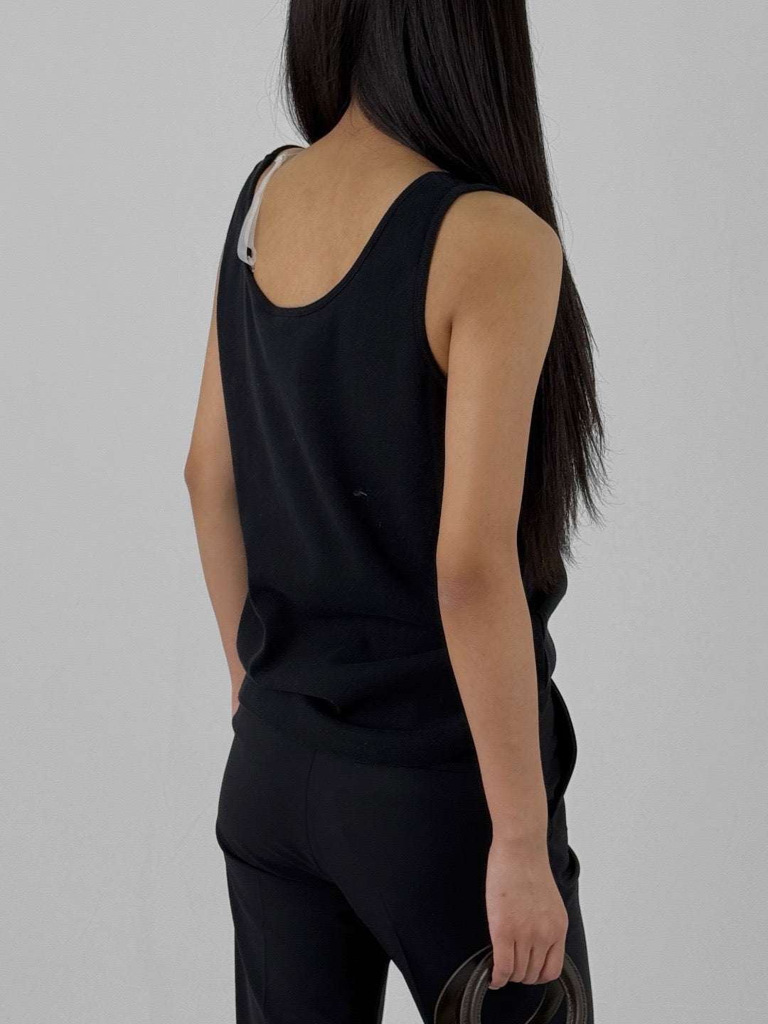 REEBOK Black Strap Tank Top Bras - MACHINE-A