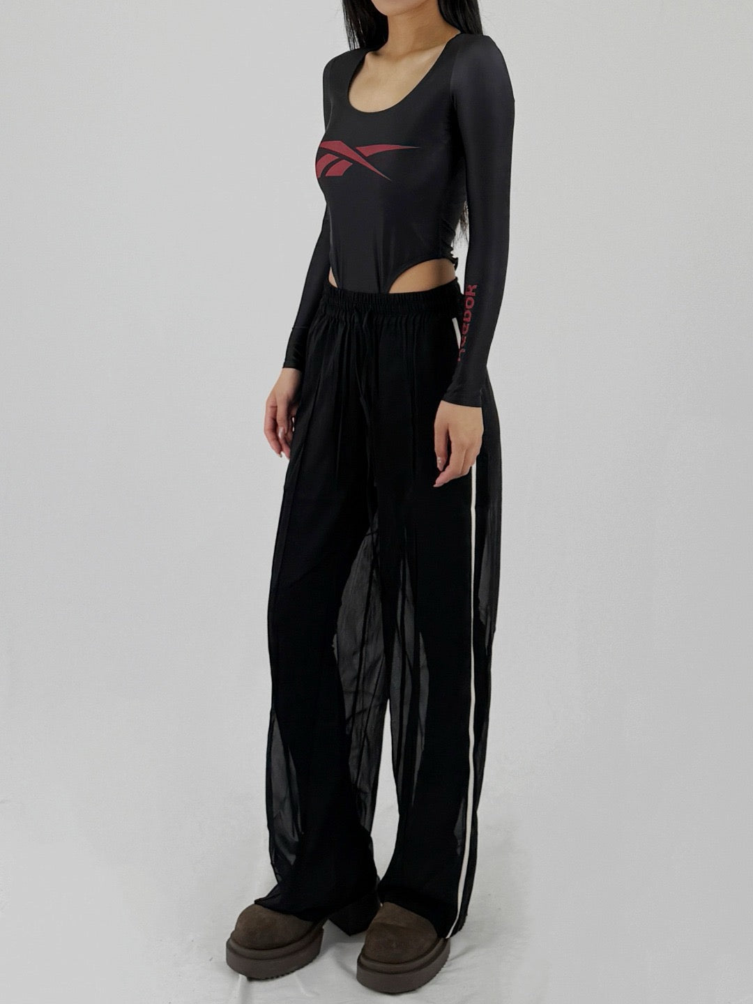 REEBOK Black Vector Bodysuits - MACHINE-A