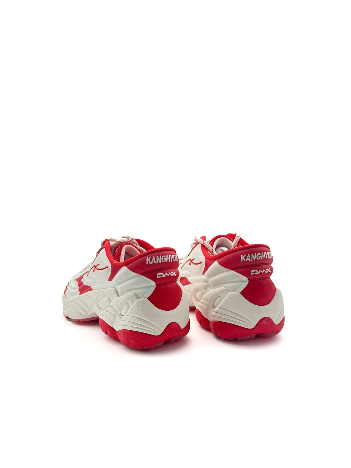 REEBOK White Red Dmx Run 6 Modern Sneakers