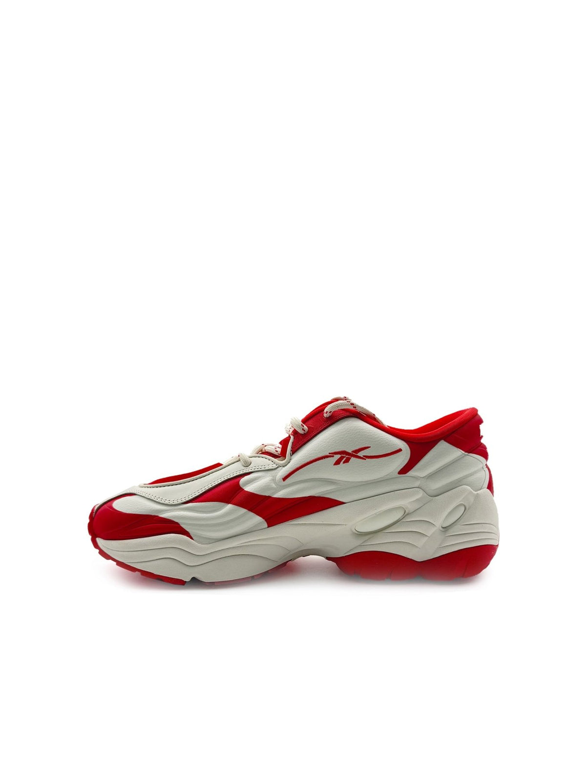REEBOK White Red Dmx Run 6 Modern Sneakers