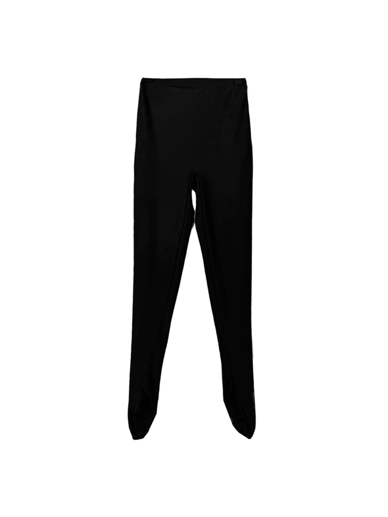 RICHARD QUINN Black Lycra With Foot Covering Lycra Leggings