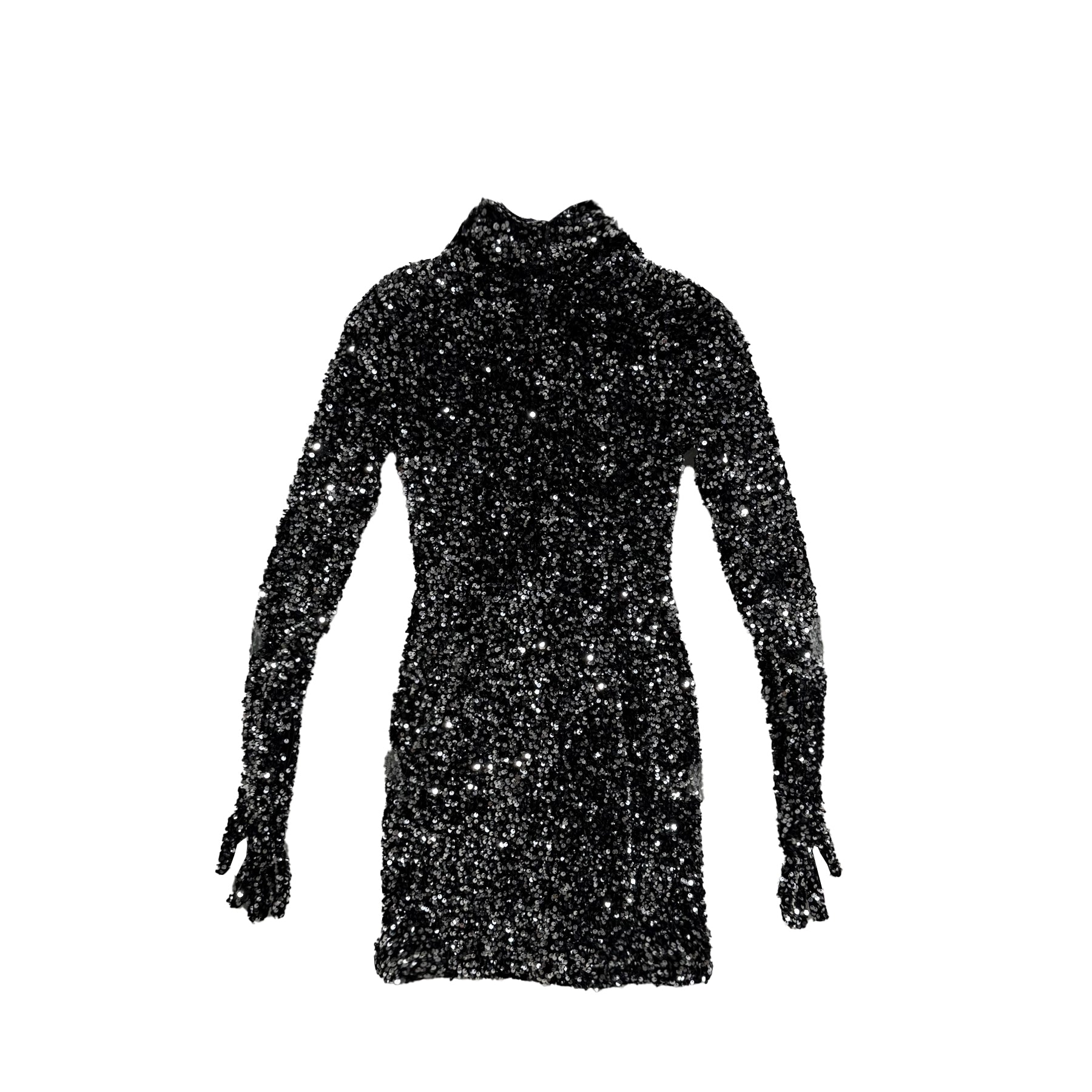 RICHARD QUINN - Silver Hooded Dress - SS23 - Silver