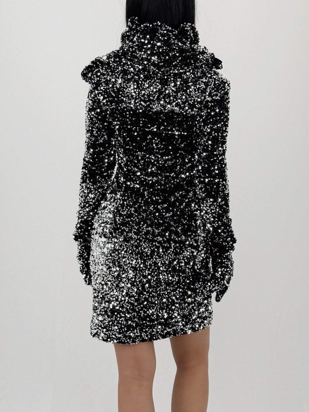 RICHARD QUINN Silver Hooded Dresses