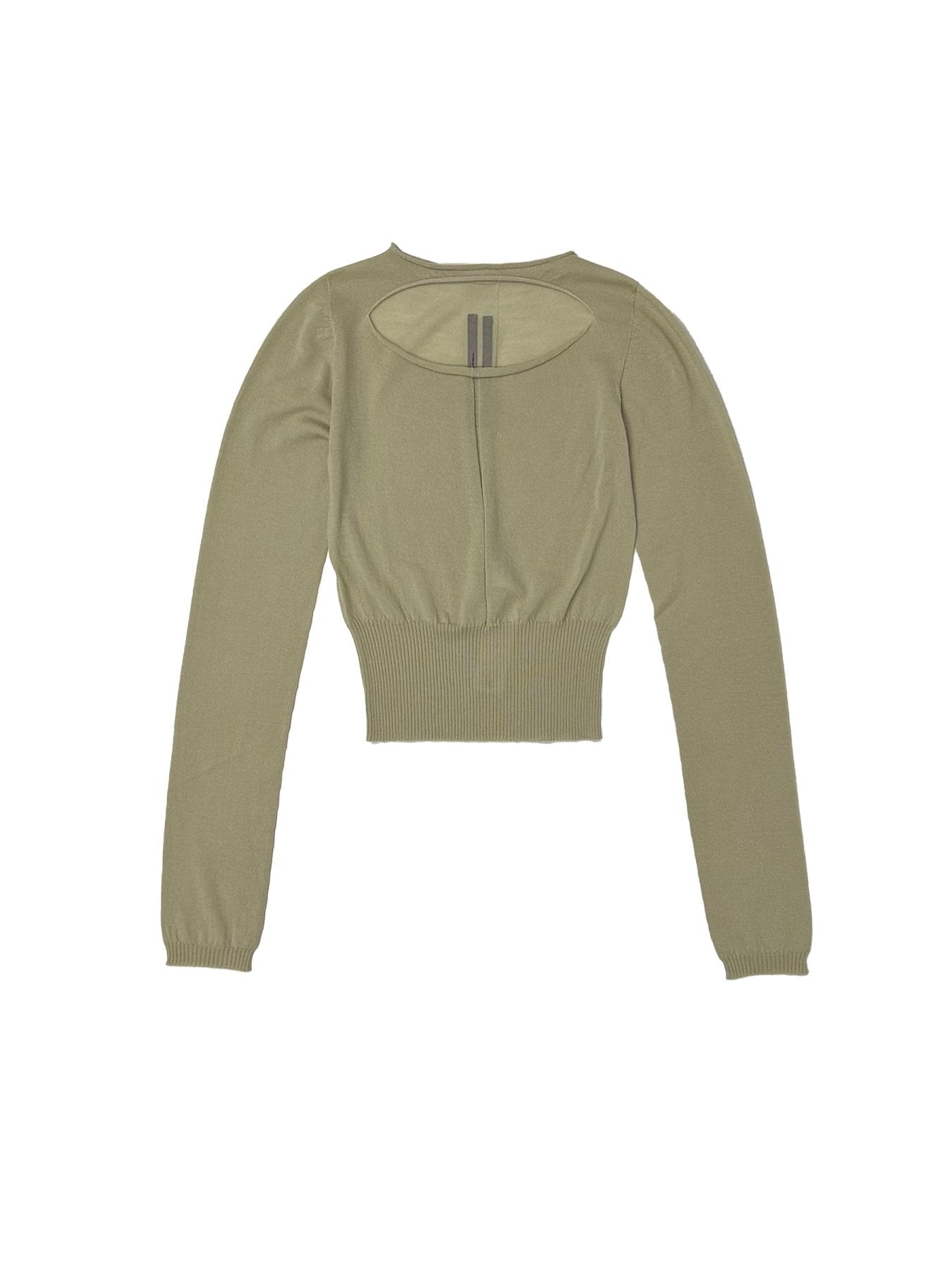 RICK OWENS Beige Cropped Pull