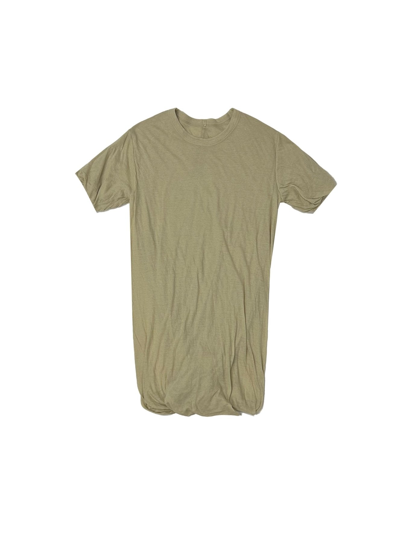 RICK OWENS Beige Double Ss T Shirt