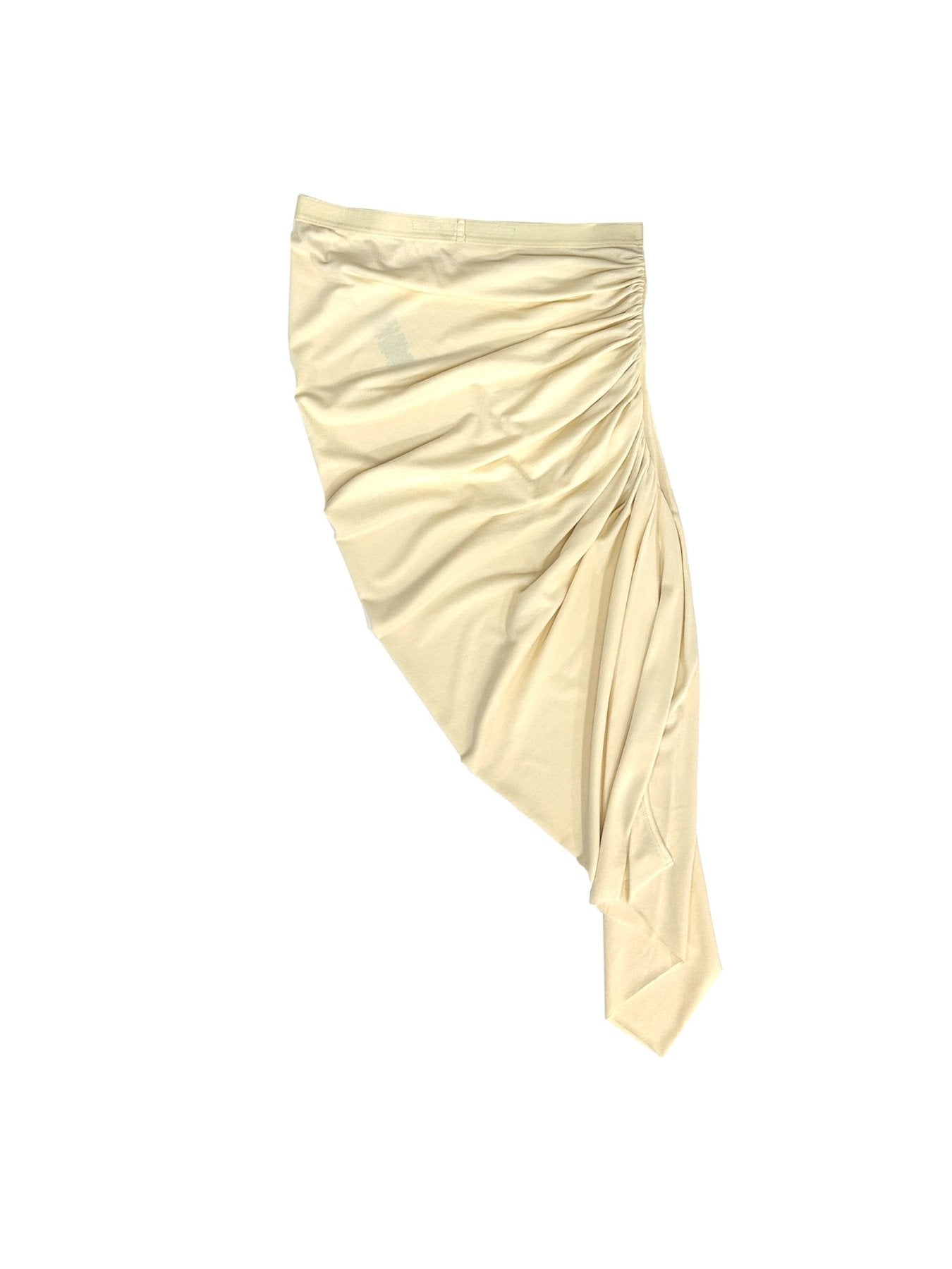 RICK OWENS Beige Temple Knee Edfu Skirt