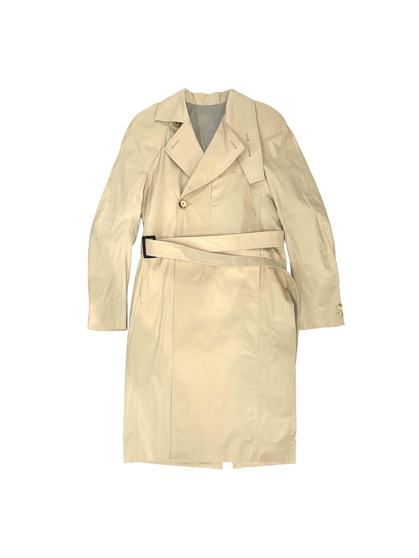 RICK OWENS Beige Temple Trench