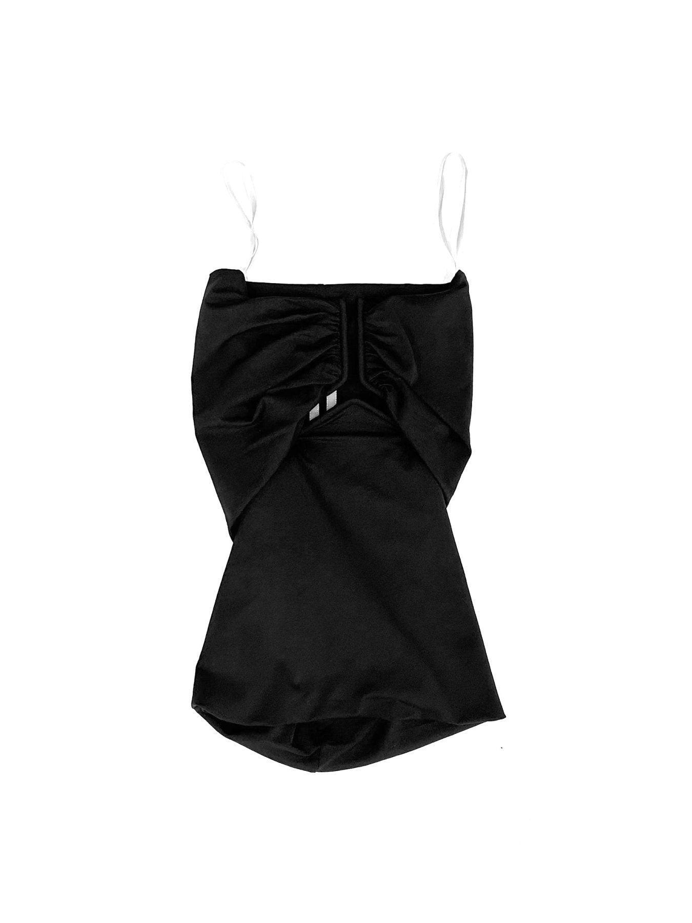 RICK OWENS Black Alannah Prong Bustier