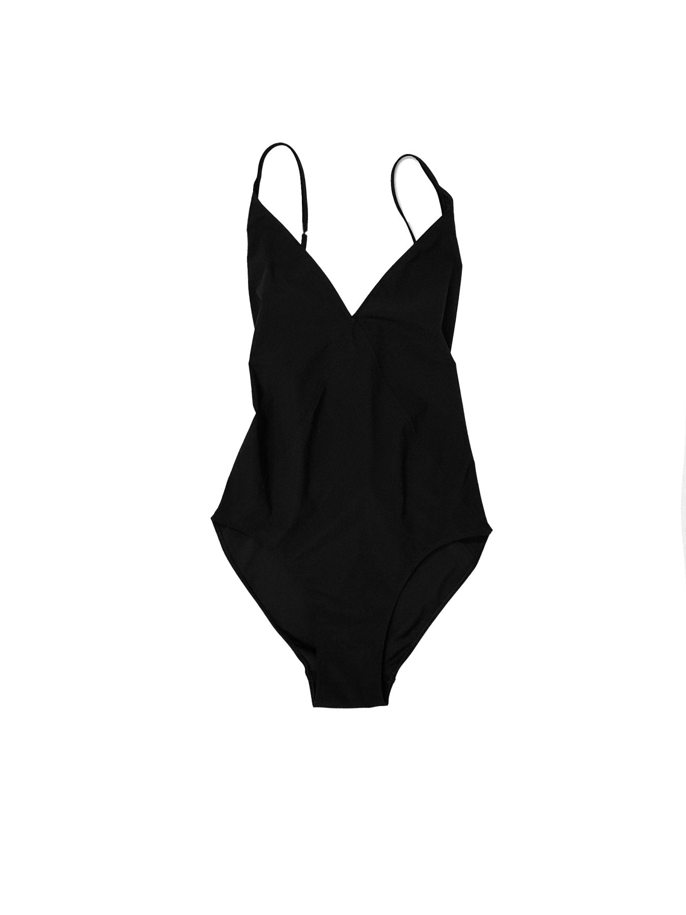 RICK OWENS Black Deep V Bather