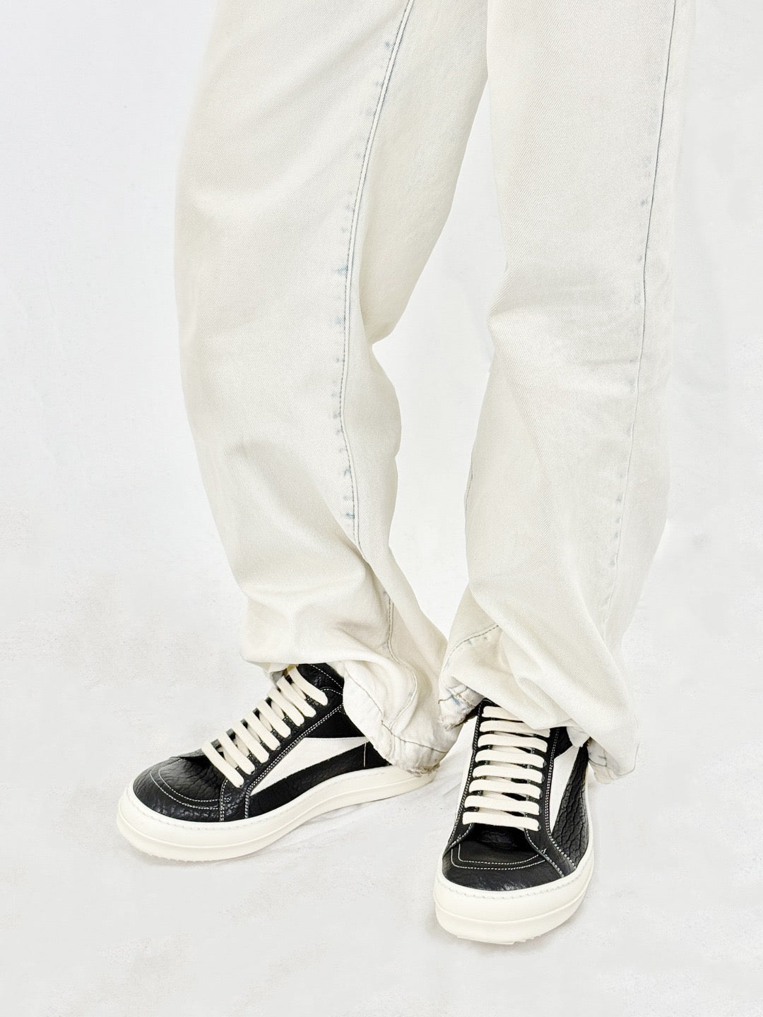 Rick Owens Black Leather Shoes Vintage Sneaks