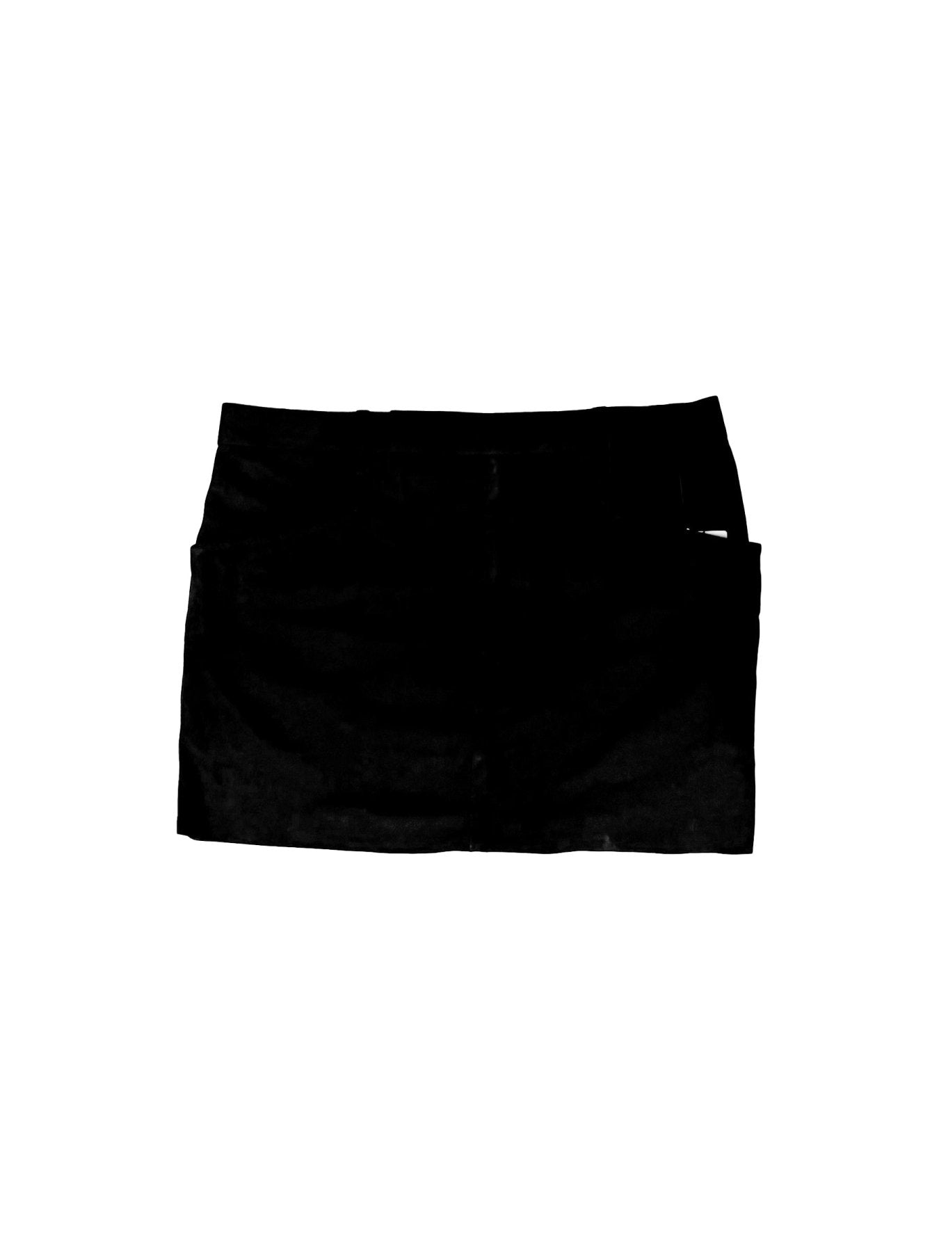 Rick Owens Black Leather Skirts - Firbanks Mini