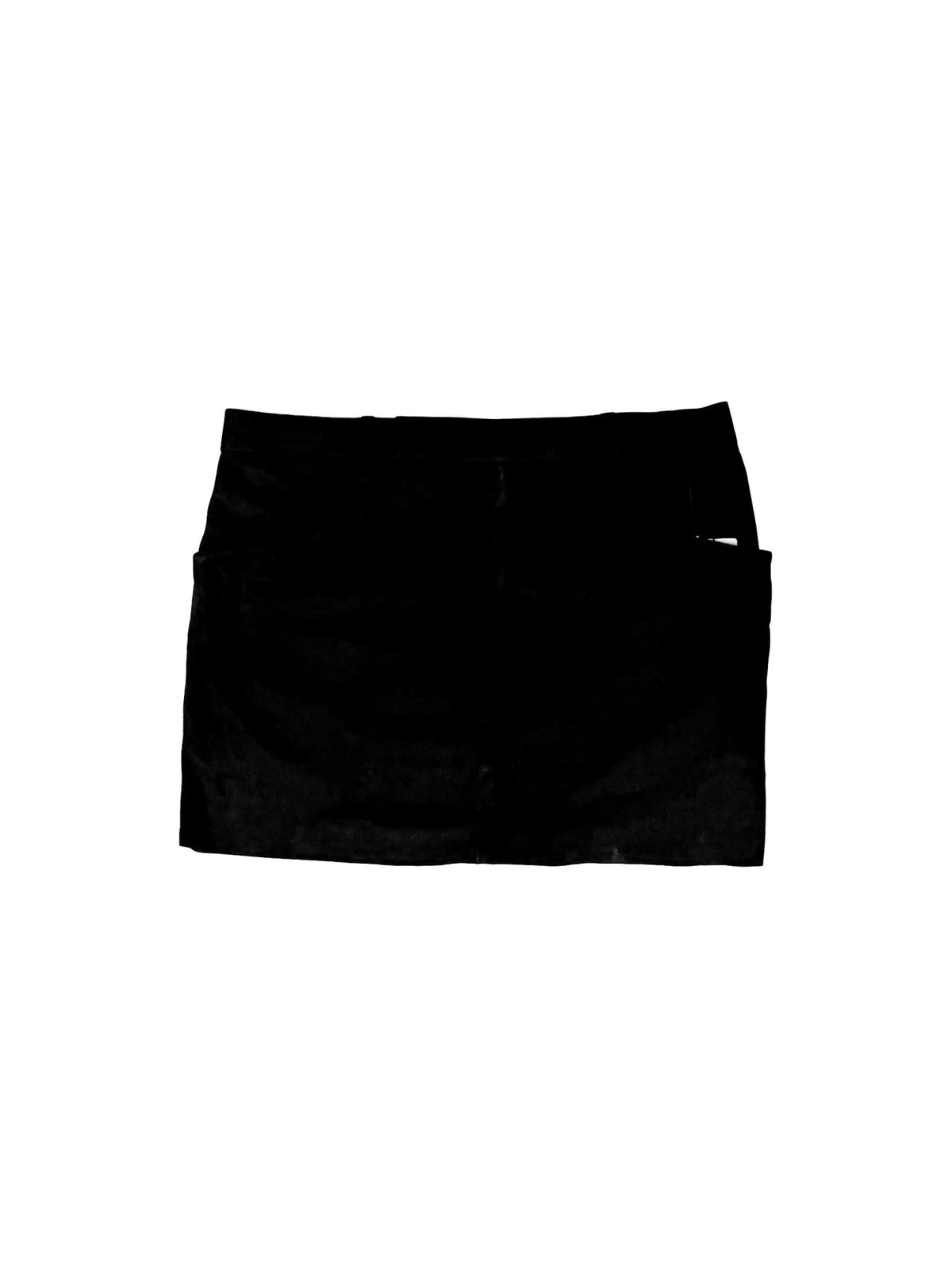 Rick Owens Black Leather Skirts - Firbanks Mini