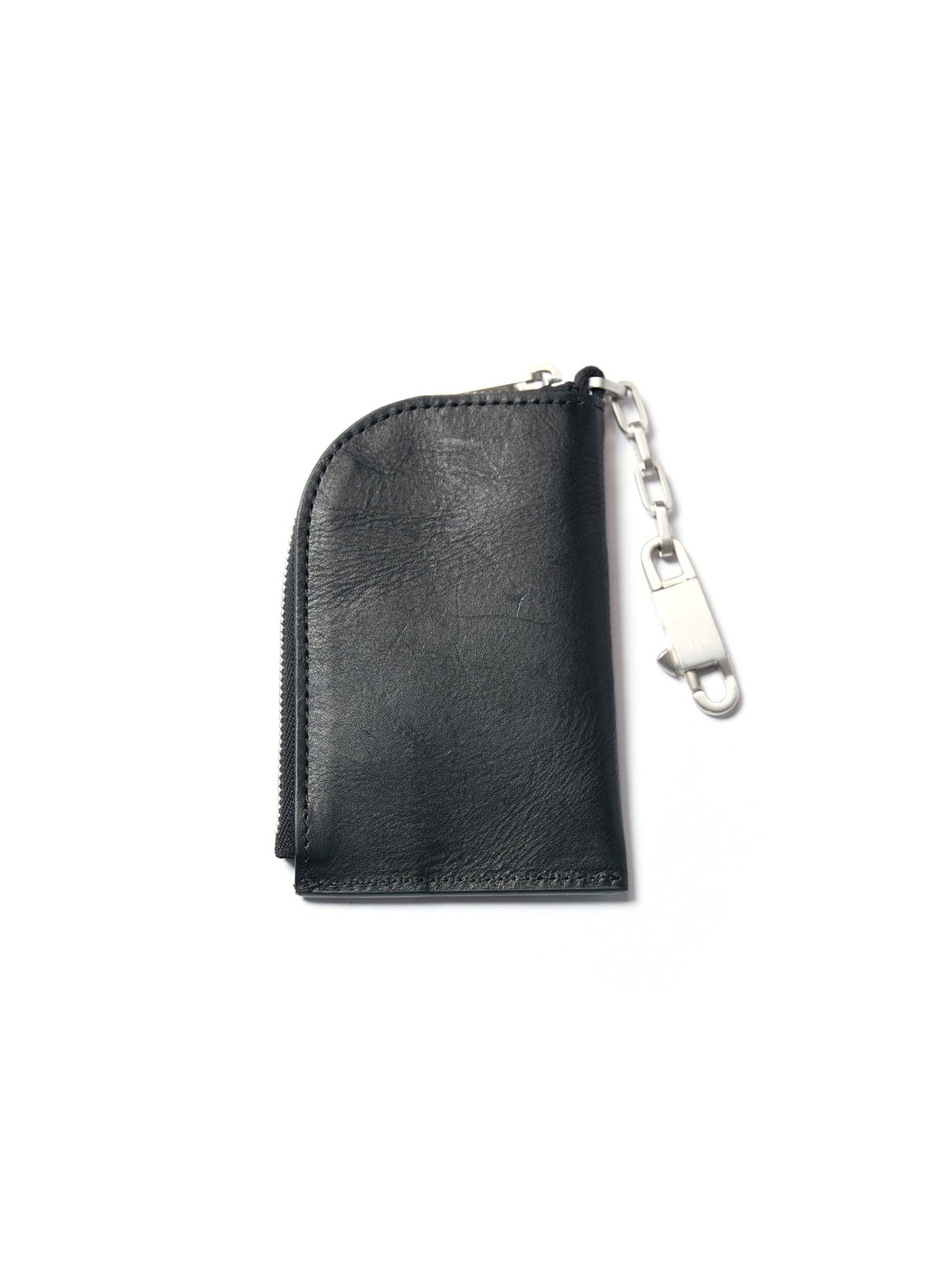 Rick Owens Black Leather Wallet - Hook Wallet