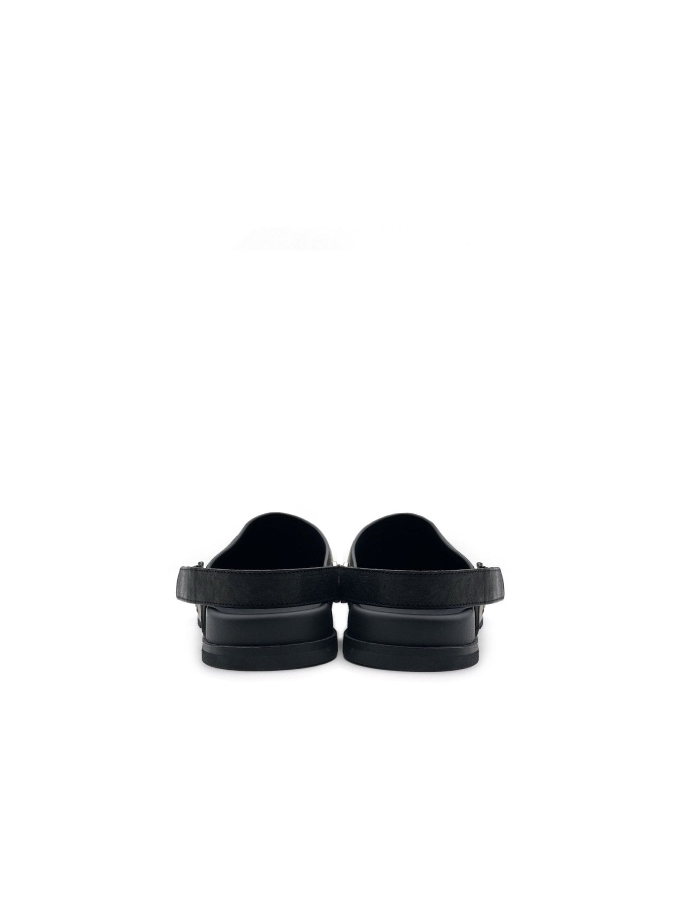 RICK OWENS Black Megalace Mule Granola