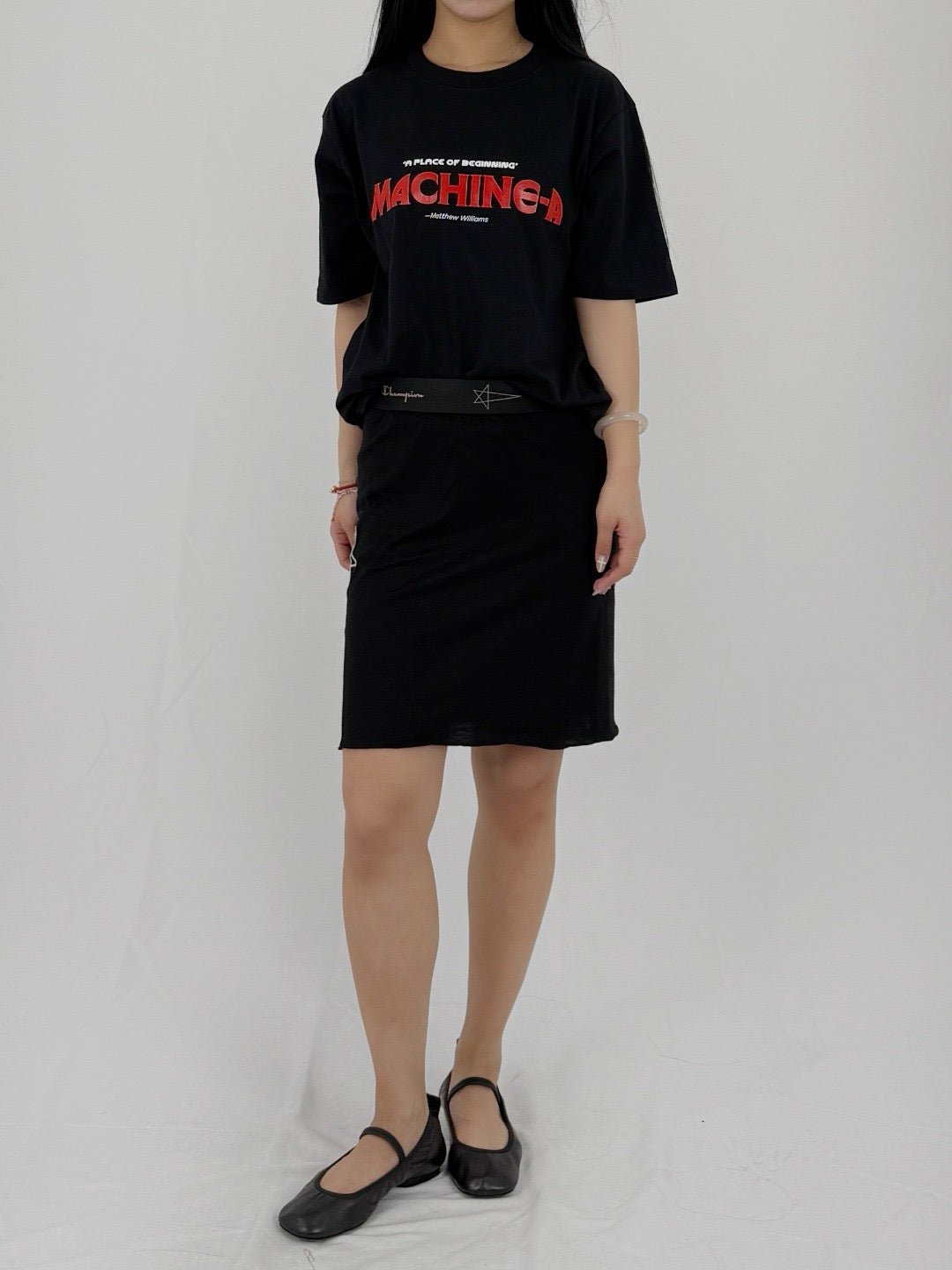 RICK OWENS Black Sacrimini Skirts