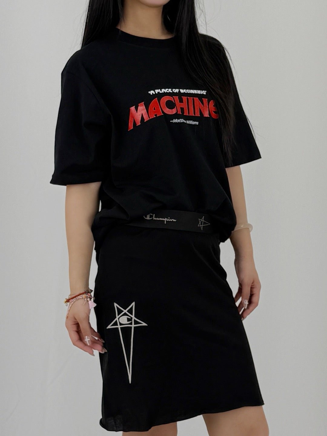 RICK OWENS Black Sacrimini Skirts