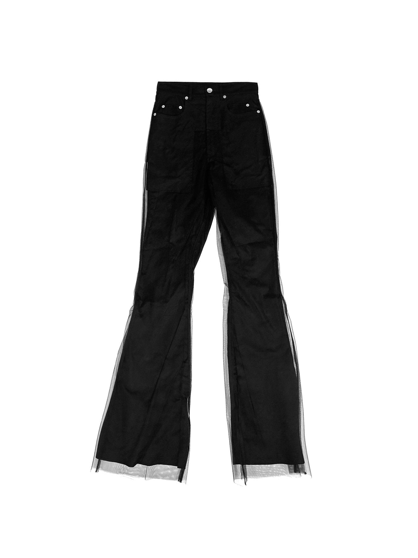RICK OWENS Black Temple Bolan Bootcut