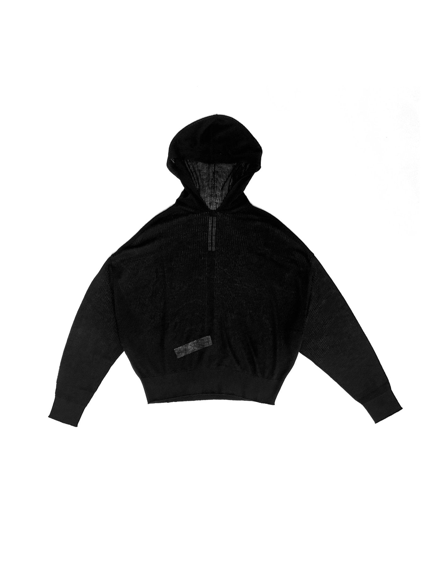 RICK OWENS Black Temple Hun Hoodie