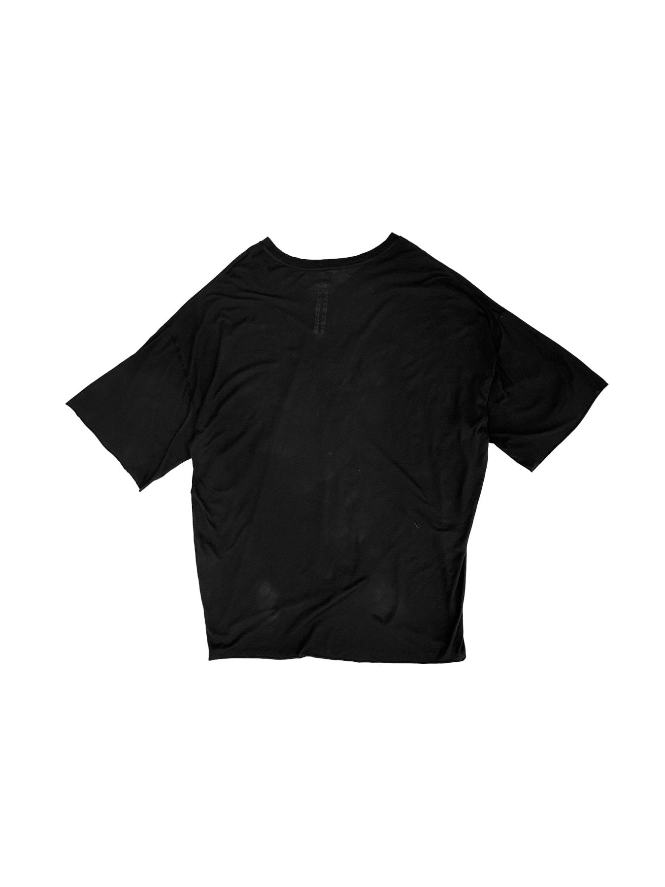 RICK OWENS Black Temple V Tommy T Shirt