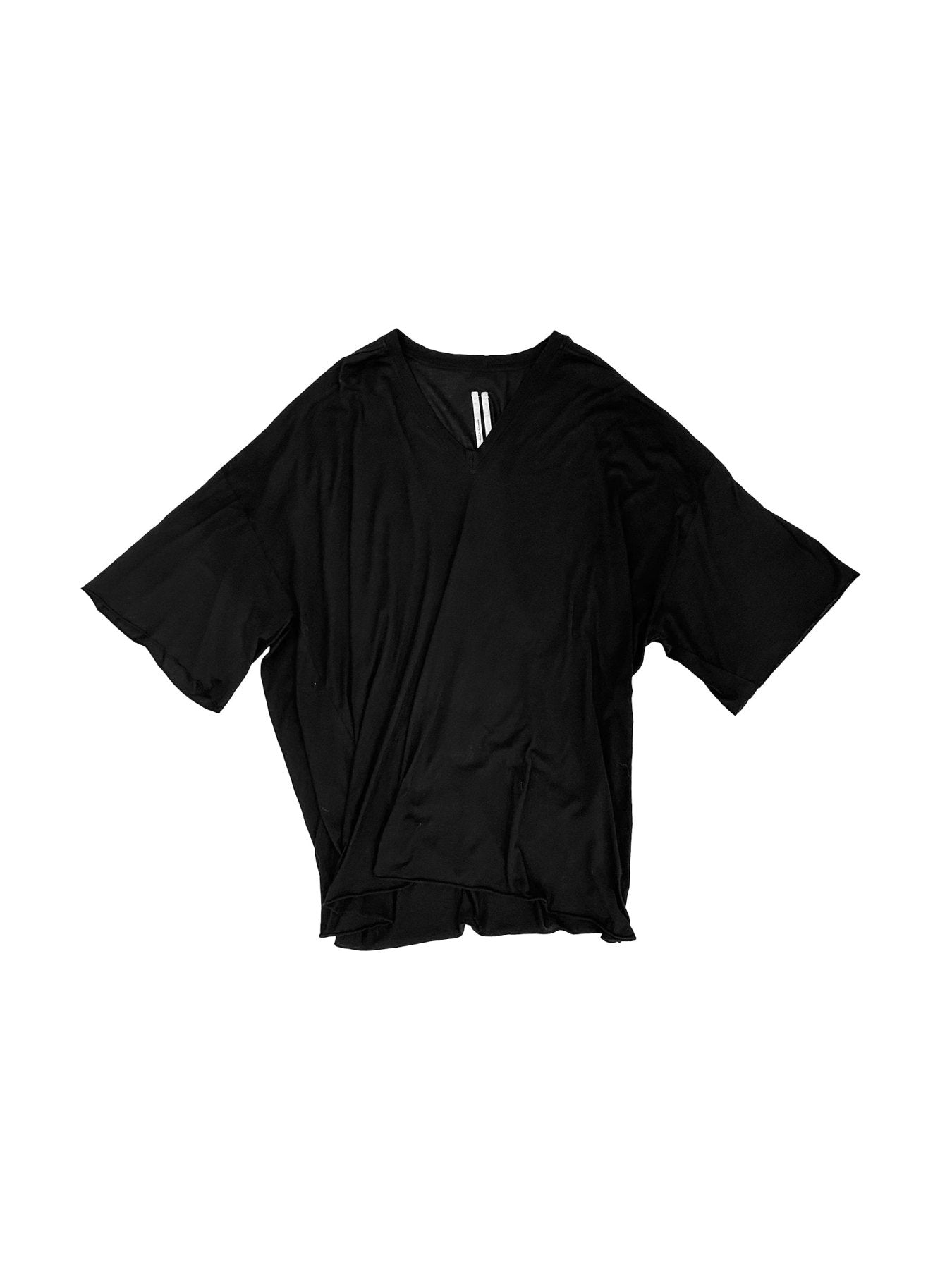 RICK OWENS Black Temple V Tommy T Shirt