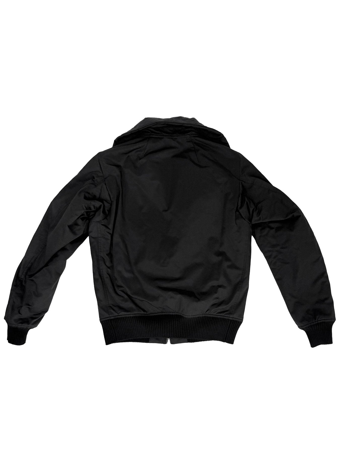 Rick Owens Black Woven Padded Bomber - Dracuflight