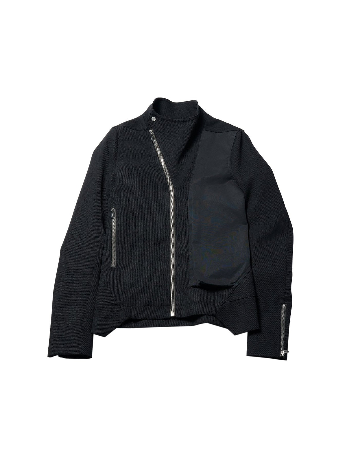 Rick Owens Black Woven Padded Jacket - Release Jkt