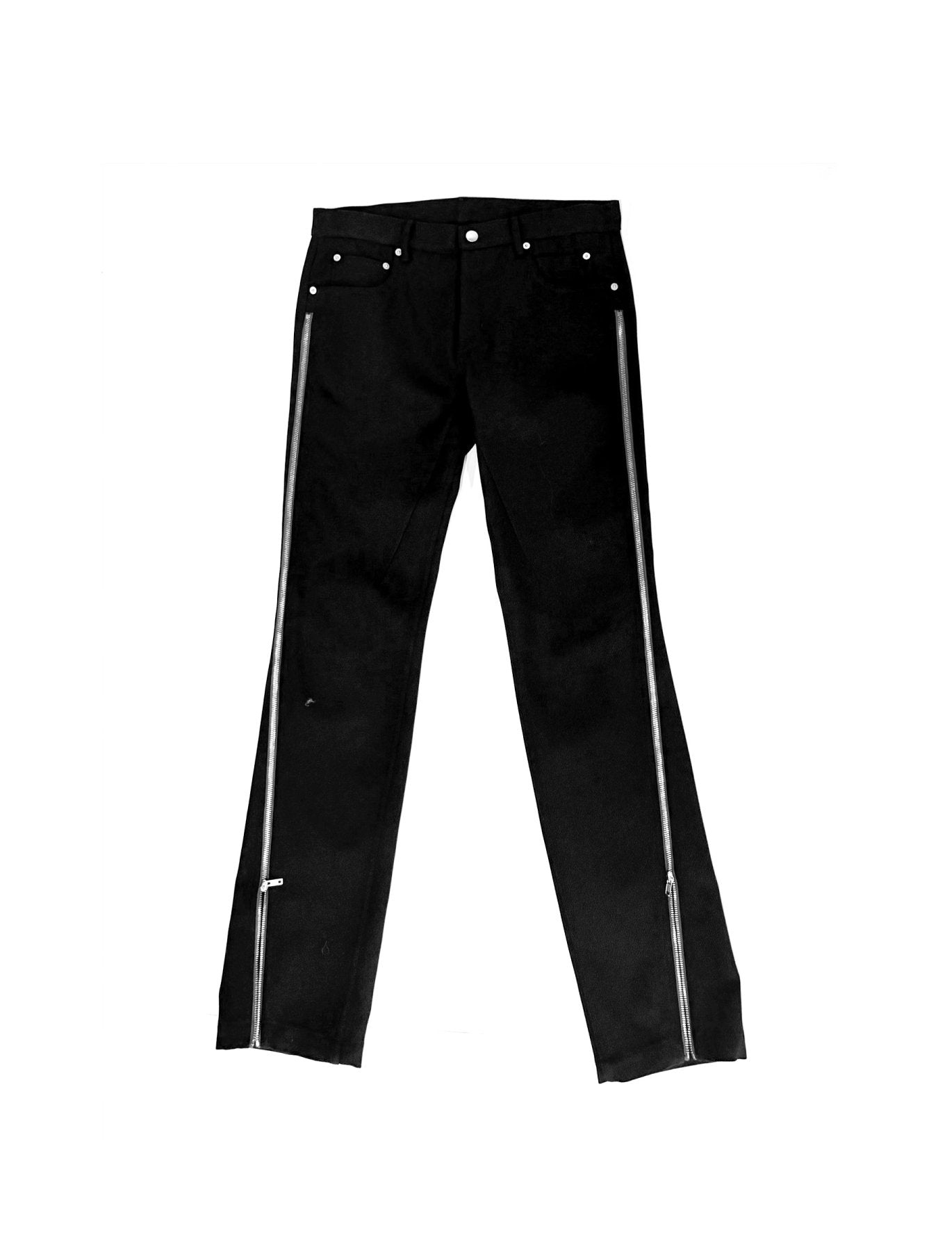 Rick Owens Black Woven Pants - Vega Jeans