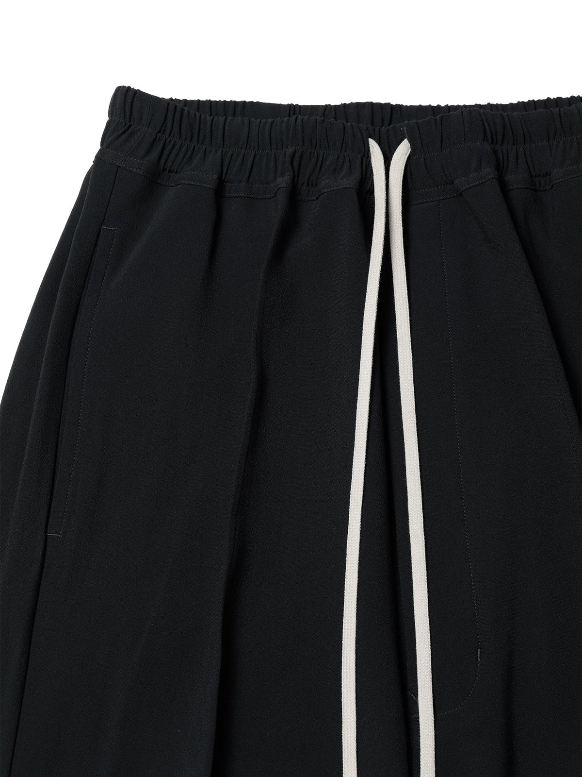 Rick Owens Black Woven Shorts - Rick S Pods