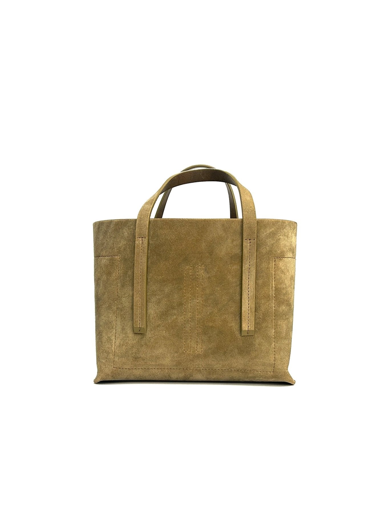 RICK OWENS Brown Mini Shopper