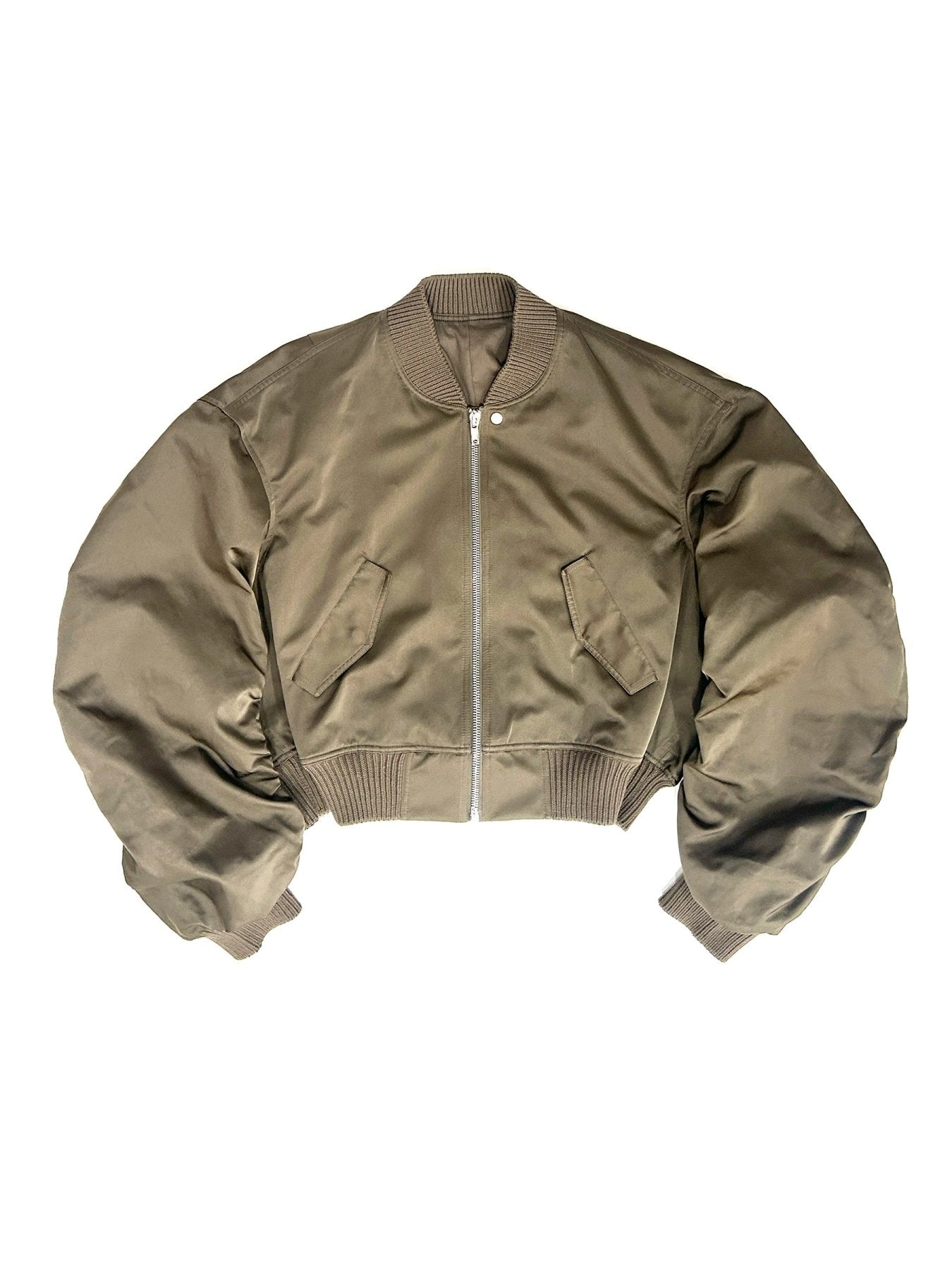 RICK OWENS Brown Secchia Flight Bomber