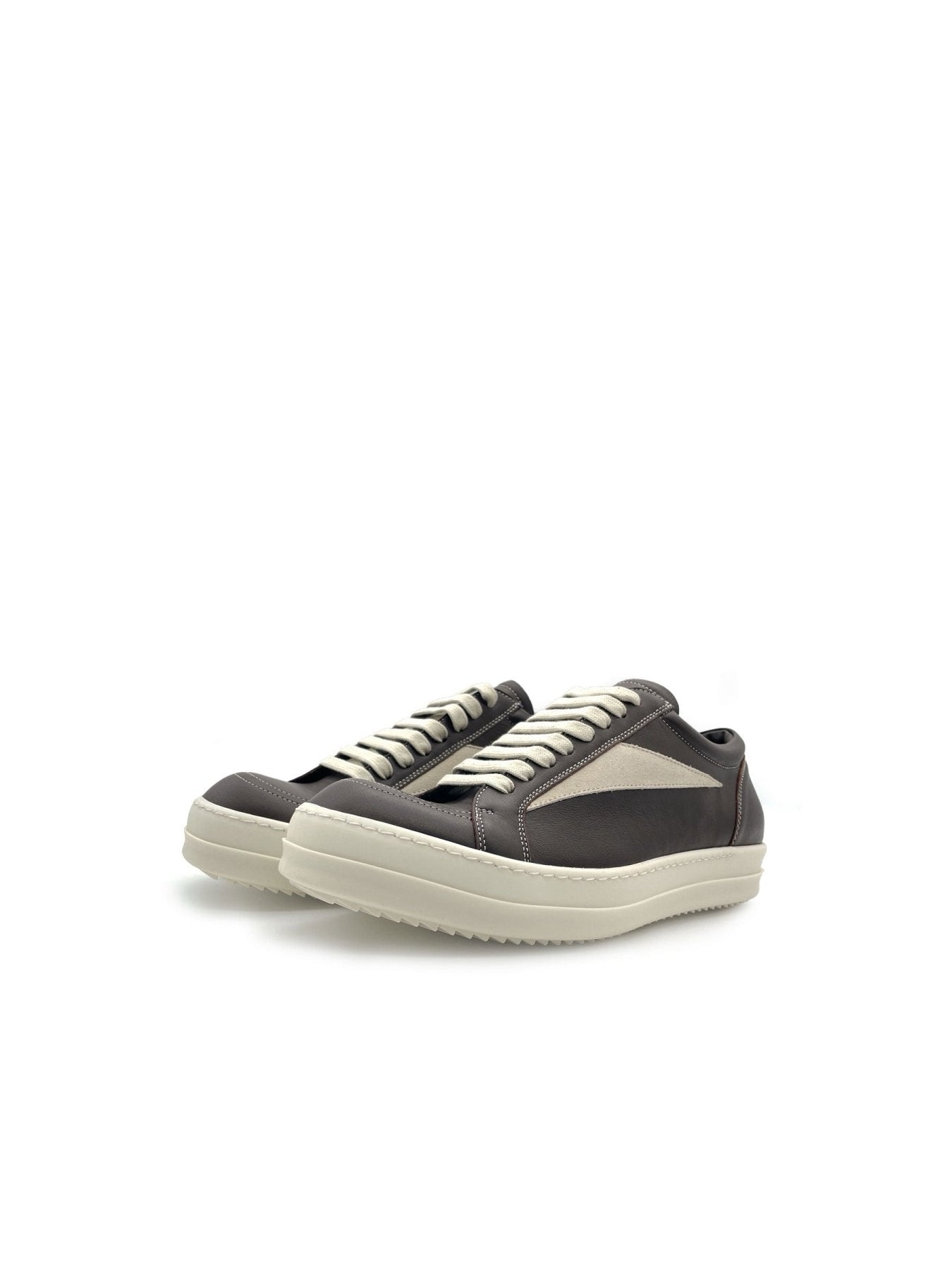 RICK OWENS Brown Vintage Sneaks