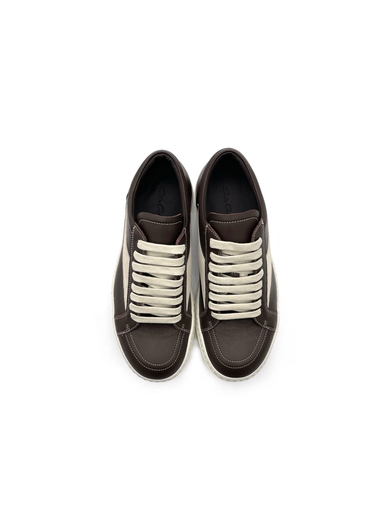 RICK OWENS Brown Vintage Sneaks