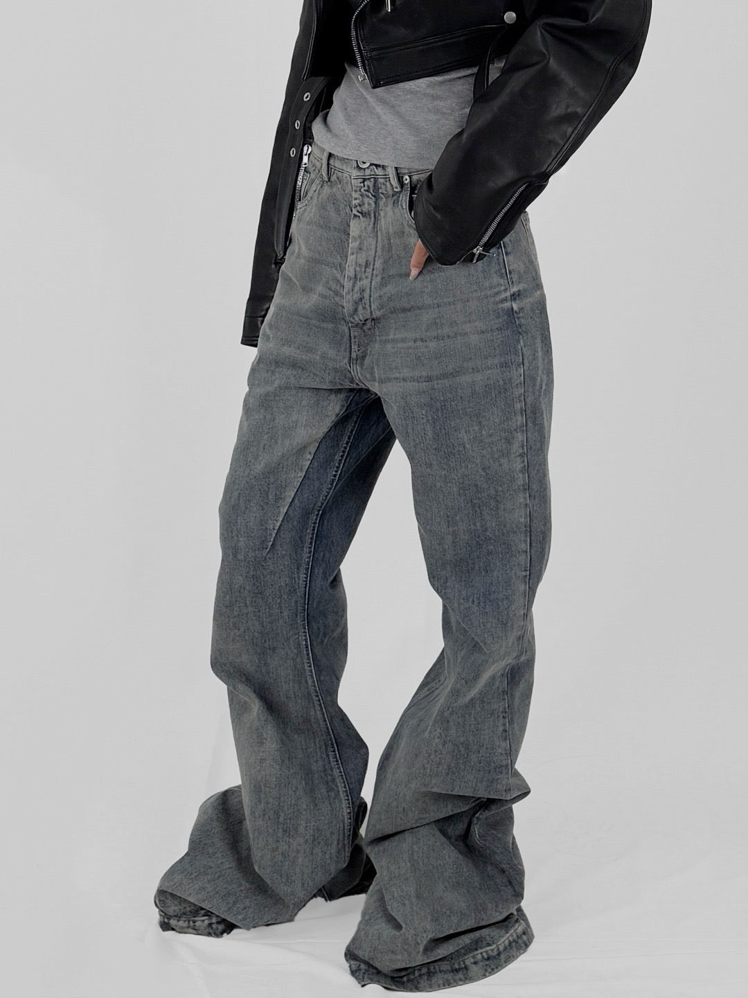 RICK OWENS - Denim Pants - Bolans - AW25 - 76 DIRTY HUSTLER