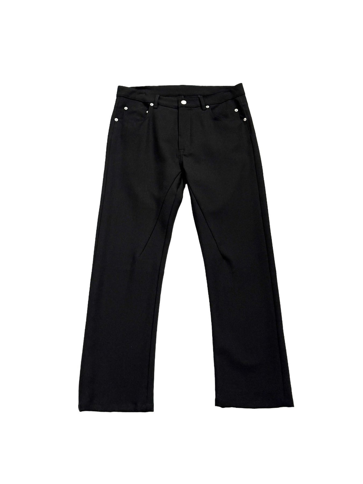 RICK OWENS - Denim Pants - Detroit Cut - AW24 - BLACK