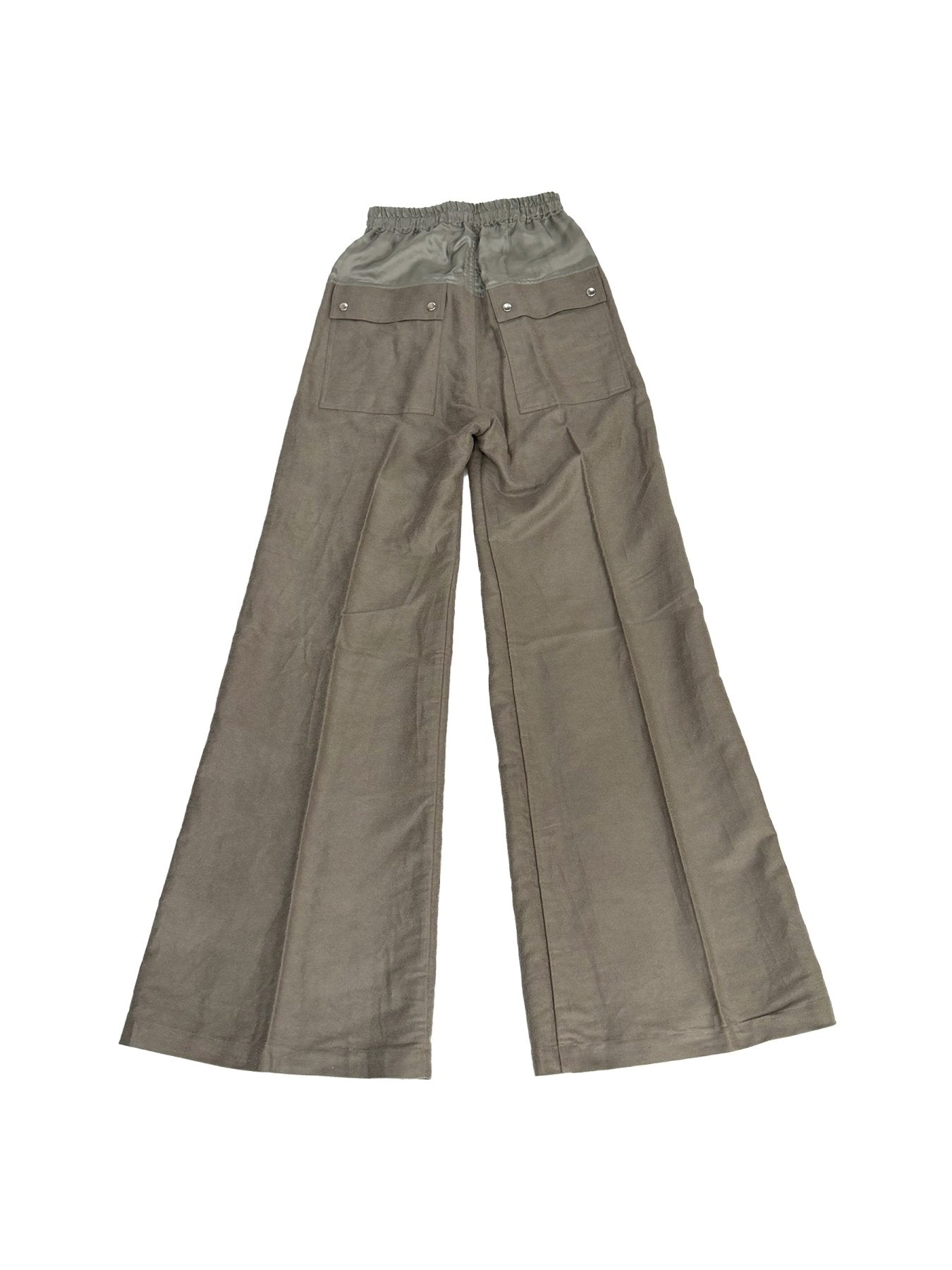 Rick Owens Drk Pearl Woven Pants - Wide Bela Pants Mork