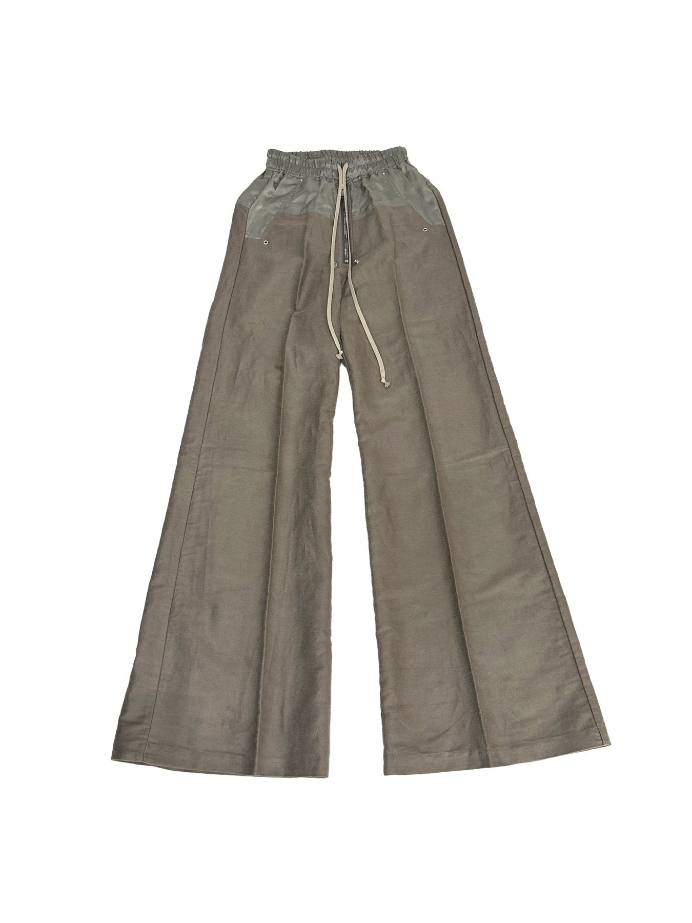 Rick Owens Drk Pearl Woven Pants - Wide Bela Pants Mork